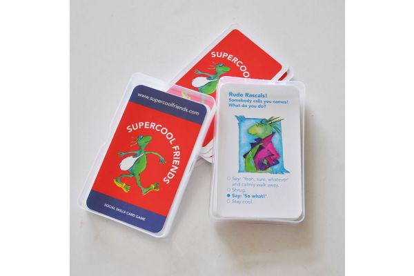 Supercool Friends, a card game to improve social skills
